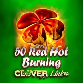 50 Red Hot Burning Clover Links logo by Novomatic at O'Reels Casino UK