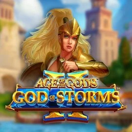 Age Of The Gods: God Of Storms 2 logo by Playtech O'Reels Casino UK
