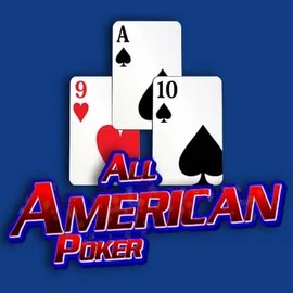 All American Poker online game logo by RTG (Reel Time Gaming) on reels-oncasino.com