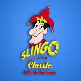 Slingo Classic 20th Anniversary by Slingo, showcased at reels-oncasino.com – game logo