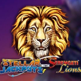 Stellar Jackpots with Serengeti Lions logo – Jackpots by Lightning Box Game at O'Reels Casino UK