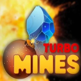 Turbo Mines logo by Turbo Games at O'Reels Casino UK